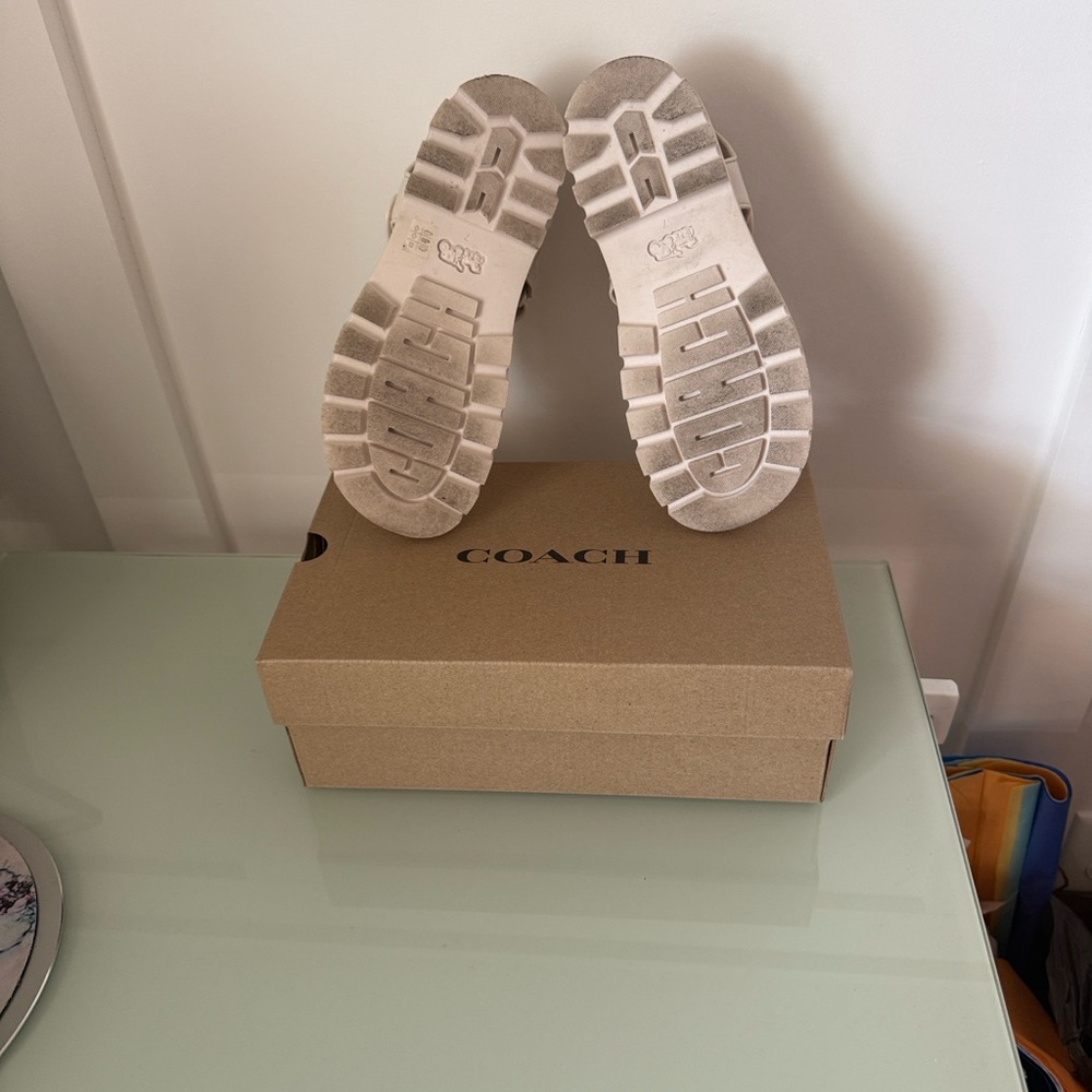 Coach Women's Sports Sandals in chalk color - Picture 4 of 7